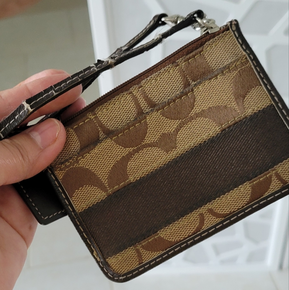 Mini Coach Wallet Coin Purse - Gem